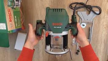 Unboxing BOSCH Router POF 1200 AE 1200 W, in Carton - Bob The Tool Man