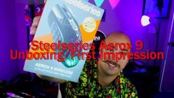 Unboxing the Steelseries Aerox 9 Wireless mouse