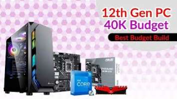 Intel Core i5 12th Gen Budget Gaming PC Build Asus Prime H610M-D D4 - Mehedi 360