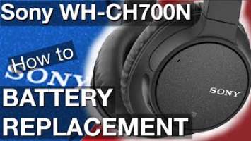 Battery Replacement on Sony Headphones WH-CH700N (How to DIY)