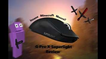 Logitech G Pro X Superlight Review! (INSANE MINECRAFT MOUSE???)