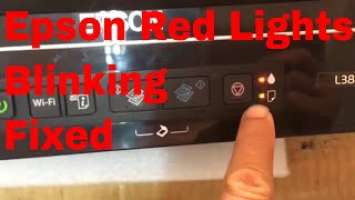 How to fixed EPSON L385, EPSON L3110, EPSON L3150 all lights are blinking