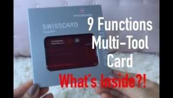 Victorinox SWISSCARD | Credit Card Size Multi-Tool | Reveal