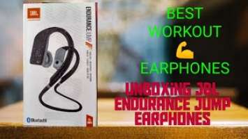 Unboxing JBL ENDURANCE JUMP EARPHONES | Best workout / gym FRIENDS .