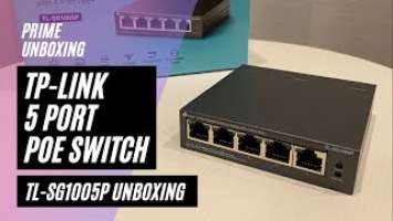 TP-Link 5 Port PoE Switch (TL-SG1005P) *UNBOXING