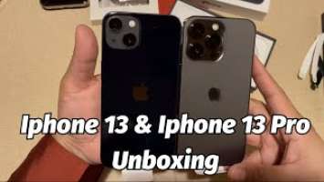 IPHONE 13 AND IPHONE 13 PRO UNBOXING | APPLE | UNBOXING 2022