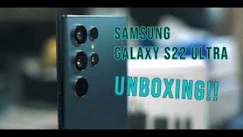 Just a Simple Unboxing of my Samsung Galaxy S22 Ultra