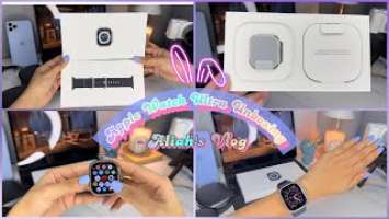 Unboxing: Apple Watch Ultra & Setup|ASMR | Aesthetic | Accessories ✨