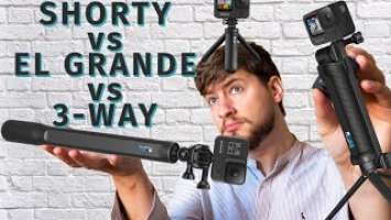 GoPro Shorty vs El Grande vs 3-Way | Best GoPro Accessories