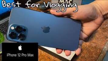 iPHONE 12 PRO MAX UNBOXING | PACIFIC BLUE 128GB | and VARIOUS ACTUAL VIDEOS #iPhone12ProMax