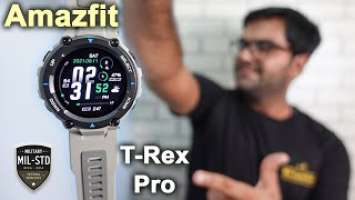 Amazfit T-Rex Pro Military Standard Certified SmartWatch with Built-in GPS ⚡⚡