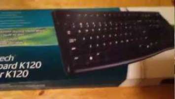 Logitech Keyboard K120 Unboxing