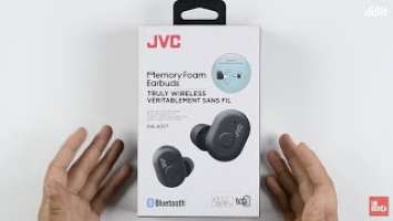 JVC Memory Foam Earbuds HAA10T Unboxing