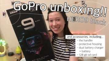 GoPro HERO9 Black + Accessories Unboxing!