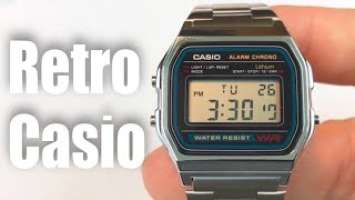 Casio A158W-1 Stainless Steel retro Digital Watch Review