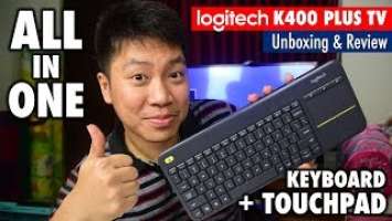 KEYBOARD plus TOUCHPAD Wireless Media Center & TV -  Logitech K400 PLUS TV