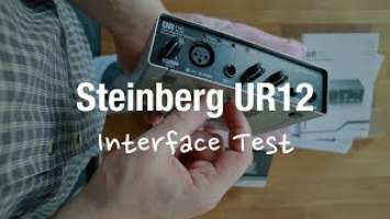 Steinberg UR12 USB Audio Interface (Review and Microphone Comparison)