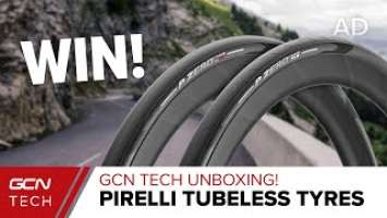 New Pirelli Tubeless Tyres: P Zero SL TLR & Race TLR | GCN Tech Unboxing