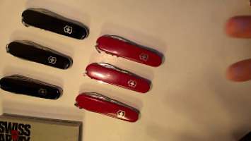 Victorinox Swiss Army Officer's Knives - The Holy Trinity - Spartan, Tinker, Compact