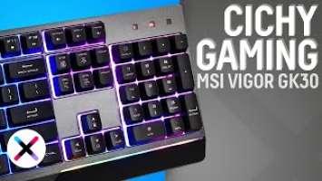 CICHA KLAWIATURA Z RGB | Test, recenzja membranowej klawiatury MSI Vigor GK30