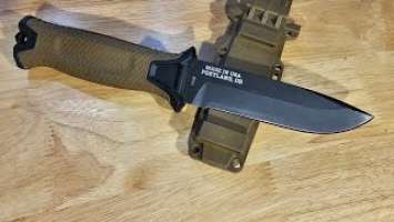 USA Made Fixed Blade Gerber Strongarm Fixed Blade #razoredge #sharp #survival #gerber