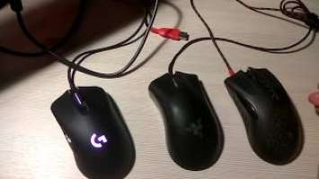 Моя новая мышь Logitech G403. Первые впечатления, обзор и сравнение.