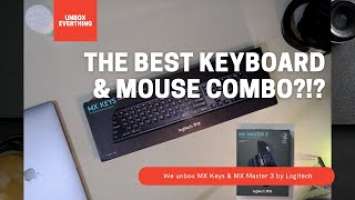 Unboxing MX Keys and MX Master 3 by Logitech