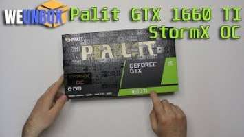 Unboxing Palit GTX 1660 TI StormX OC