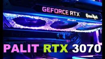 Palit GeForce RTX 3070 GameRock OC Unboxing  & Setup