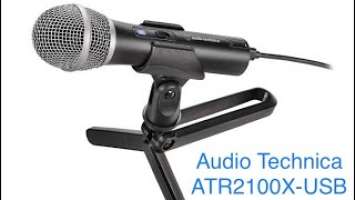 Audio Technica ATR2100x-USB Microphone Unboxing