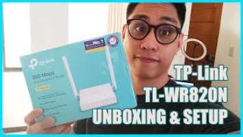 BEST BUDGET WIFI ROUTER?! TP-Link TL-WR820N Ver.2 Unboxing & Setup (2020)