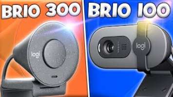 Logitech Webcam Battle | Logitech Brio 300 vs Logitech Brio 100