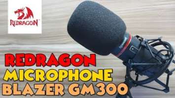 Redragon Blazar GM300 | Condenser Studio Mic | Unboxing