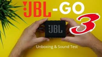JBL GO 3 I Unboxing & Sound - Test  I Starkes Comeback der "GO" Serie ! I deutsch I 4K