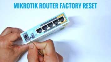 Mikrotik RB951ui 2nD Password Reset & Hard Reset - Mikrotik Router Factory Reset