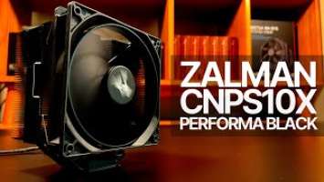 No RGB Black CPU Air Cooler - ZALMAN CNPS10X PERFORMA BLACK with Intel 12600KF