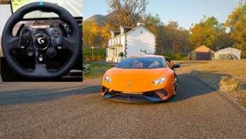 Forza Horizon 4 | LAMBORGHINI HURACAN 2018 (Racing) | Gameplay Logitech g923 TRUEFORCE