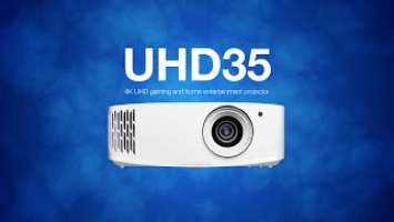 Optoma UHD35 - 4K UHD gaming and home entertainment projector