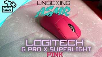 Logitech G PRO X Superlight PINK Unboxing - ASMR