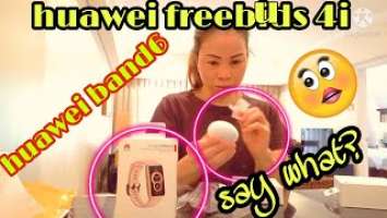 HUAWEI BAND 6 | HUAWEI FREEBUDS 4i | UNBOXING | SATISFACTIONS COMMENT | anrev