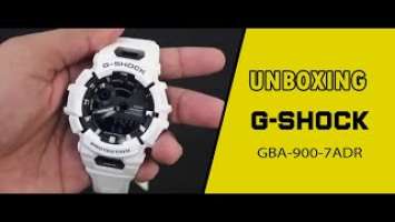 JAM TANGAN CASIO G-SHOCK GBA 900 7ADR / GBA-900-7ADR UNBOXING - GROSIRJAMTANGAN.COM