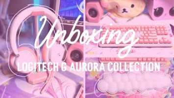 Logitech G Aurora Collection: Unboxing and Customizing G735 Headphones + G715 Wireless Keyboard PINK