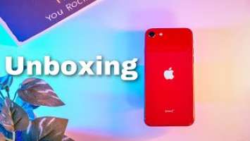 Unboxing Apple iPhone SE 2022 Product Red - ASMR Attempt #shorts