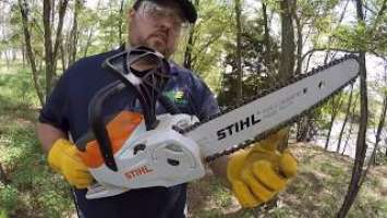 Should you Buy a Battery Powered Chainsaw? Stihl MSA 120 C Raw Review in the woods