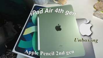 UNBOXING iPad Air 4th generation & Apple Pencil 2nd generation