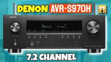 7 Channel Receiver - Denon AVR-S970H 8K Ultra HD 7.2 Channel AV Receiver Review