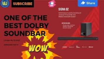 Polk Signa S2 120W Dolby Digital sound bar ।। #2 #BestOne #u4u #UnboxingForU