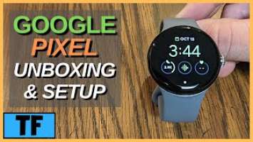 Google Pixel Watch Unboxing, Setup & First Look Quick Review!