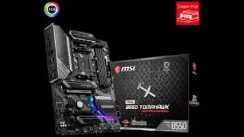 MSI MAG B550 TOMAHAWK Motherboard Unboxing and Overview