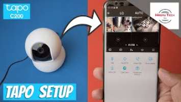 How to Setup Tapo PTZ Camera | tp link c200 Camera Setup